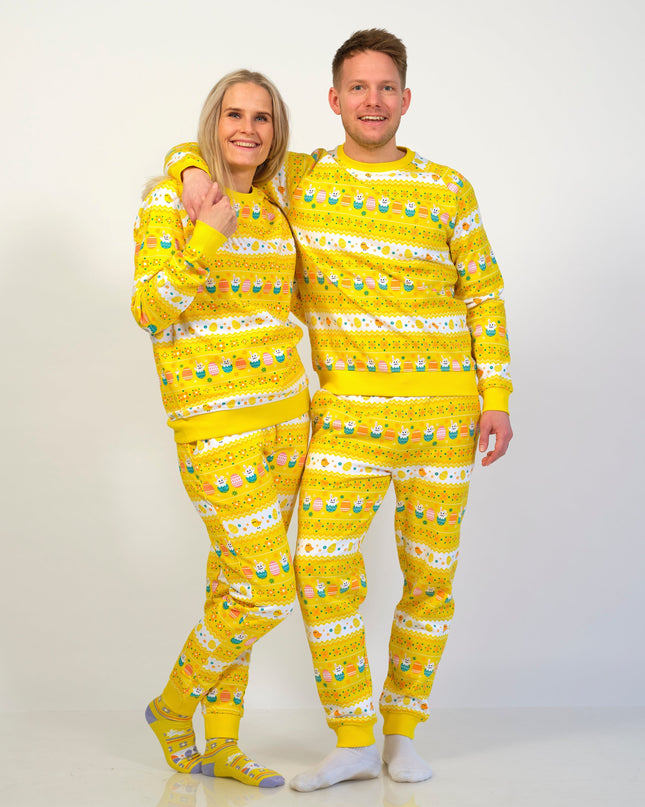 Yellow Easter Sweatsuit for Women