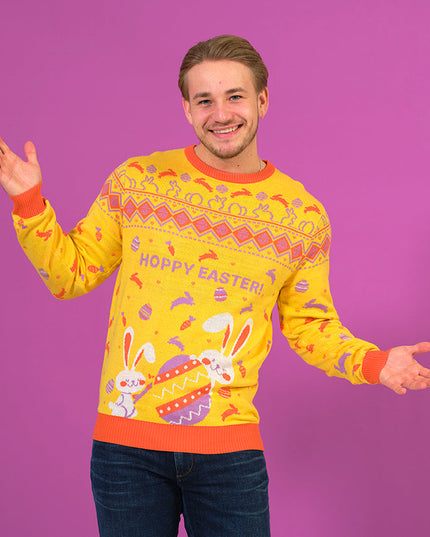 Eggercise Easter Sweater for Men