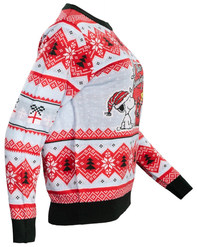 Peanuts House All the Trimmings Ugly Christmas Sweater