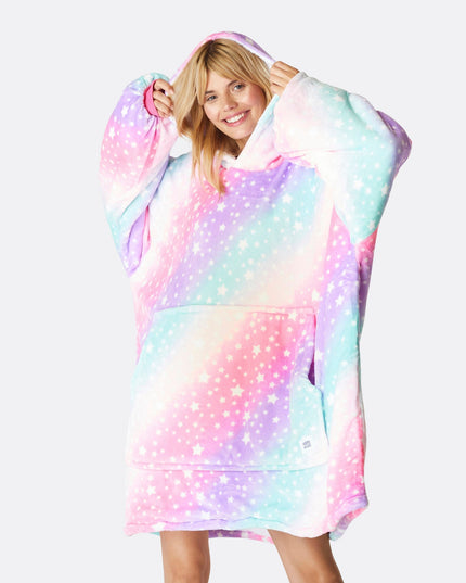 Pink Rainbow HappyHoodie