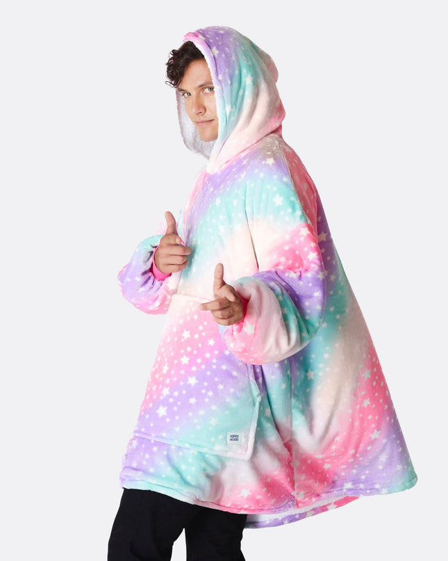 Pink Rainbow HappyHoodie