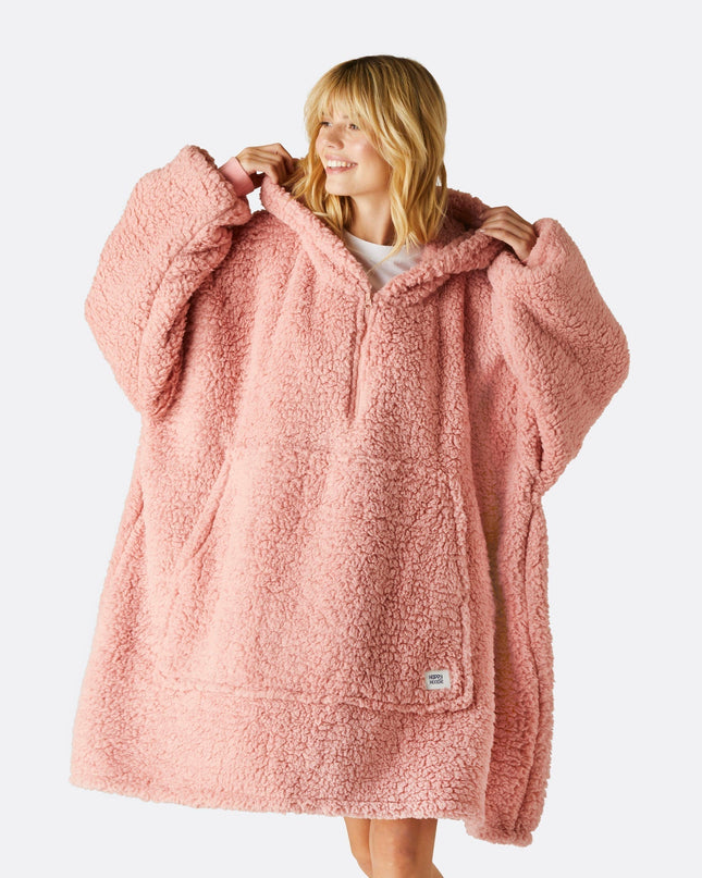 Pink Sherpa HappyHoodie