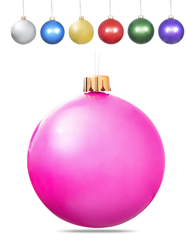 Inflatable Oversized Ornaments for Holiday Decorations