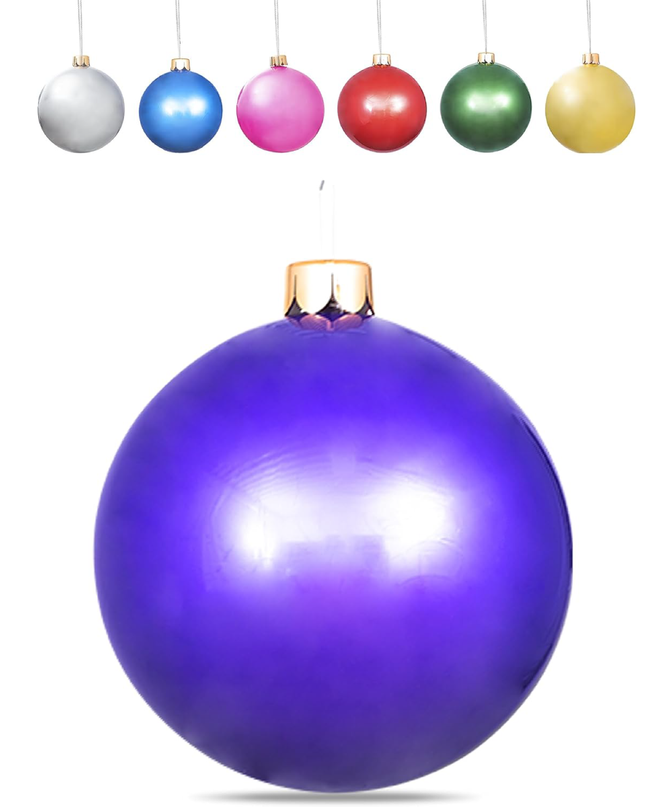 Inflatable Oversized Ornaments for Holiday Decorations