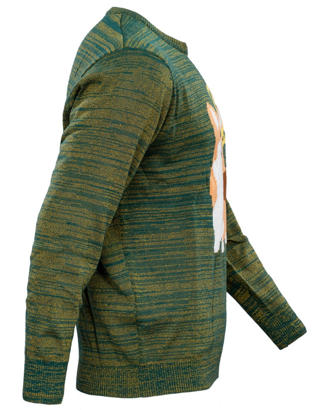 Queen Corgi Dog Lovers Ugly Christmas Sweater