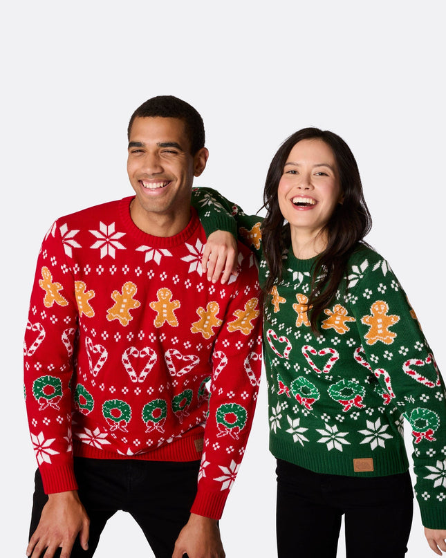 Women's Red Family Christmas Sweater