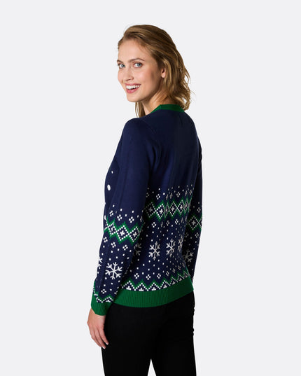 Women's Rudolph Christmas Sweater for Festive Joy