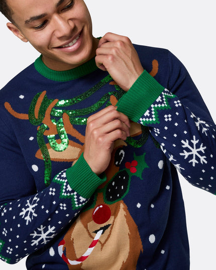 Men's Rudolph Christmas Sweater