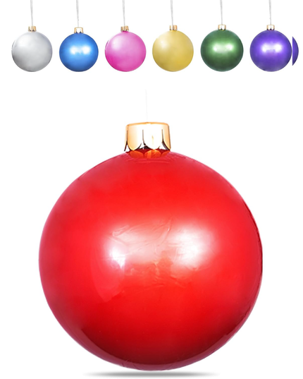 Inflatable Oversized Ornaments for Holiday Decorations