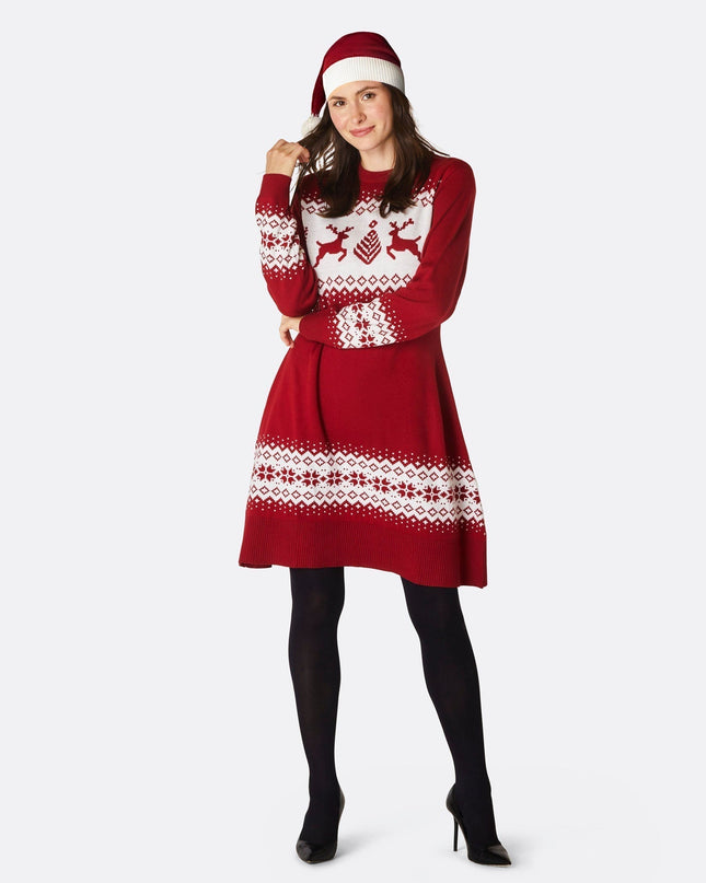 Reindeer Christmas Dress for Festive Style