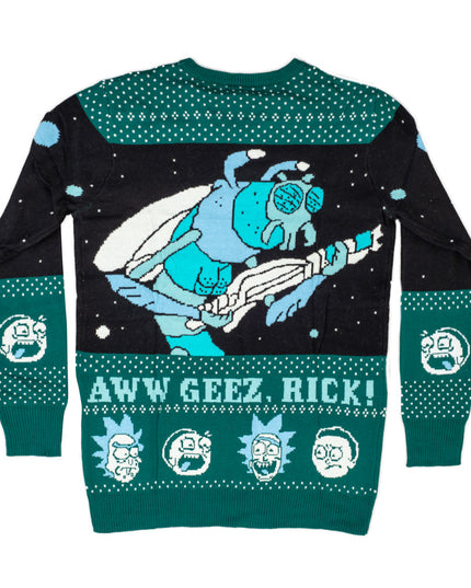 Women's Rick and Morty "Aww Geez, Rick" Ugly Sweater