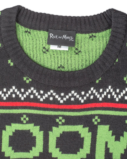 Rick and Morty PickleRick Light-Up Ugly Christmas Sweater
