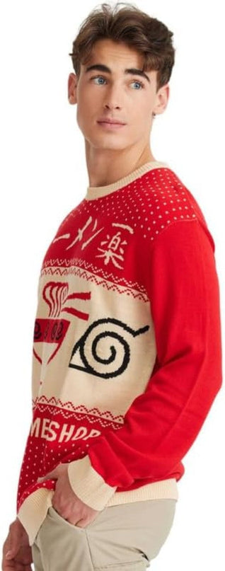 Ripple Junction Naruto Ramen Bowl Ugly Sweater