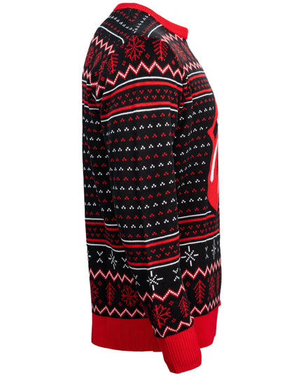 Rolling Stones Lips and Tongue Ugly Christmas Sweater