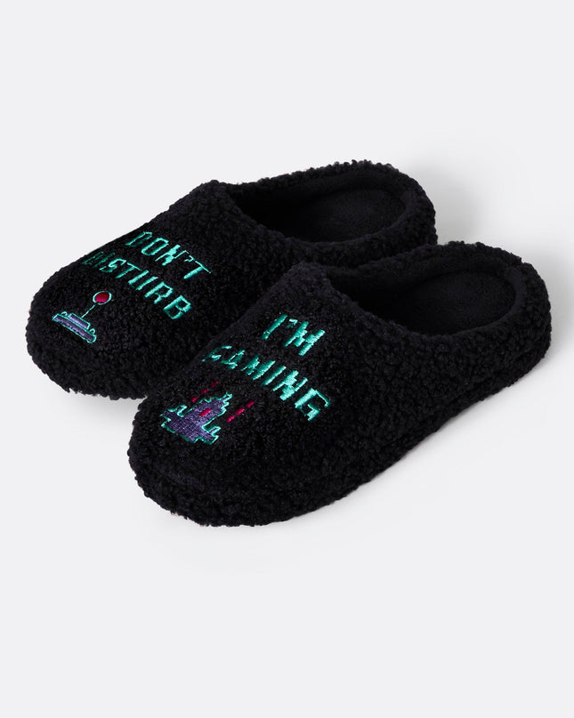 Don't Disturb, I'm Gaming Slippers