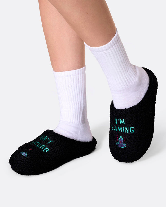 Don't Disturb, I'm Gaming Slippers