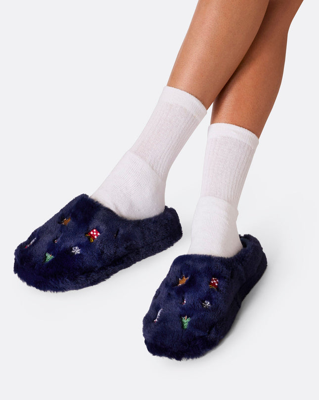 Fluffy Christmas Slippers for Everyone