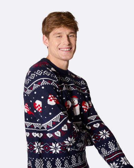 Men's Snowman Christmas Sweater