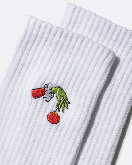 The Grinch Tennis Socks for Adults - Holiday Fun