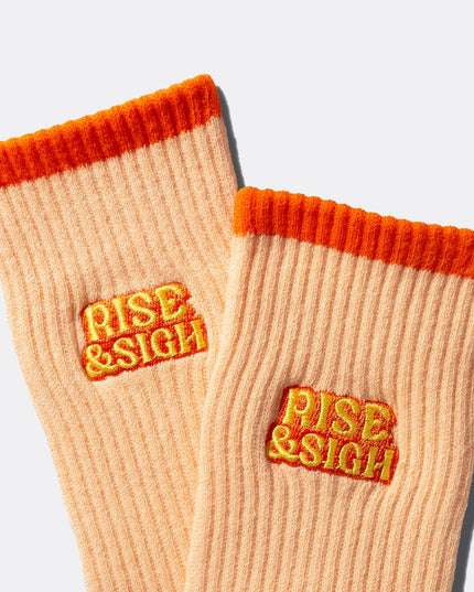 Rise and Sigh Tennis Socks