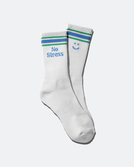 No Stress Tennis Socks for Adults - Relaxed Style