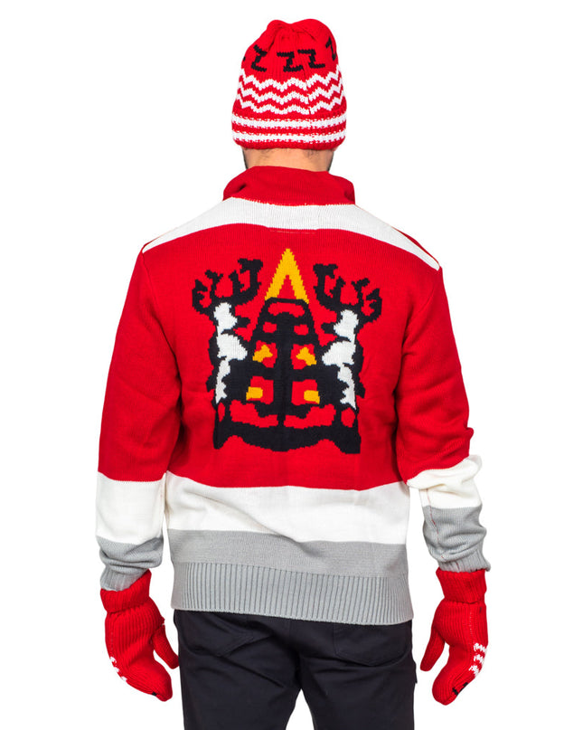 Santa Claus Movie Deluxe Costume Set: Sweater, Hat & Mittens