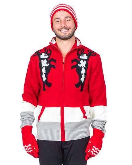 Santa Claus Movie Deluxe Costume Set: Sweater, Hat & Mittens