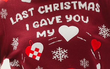 Christmas Heart Sweater for Women