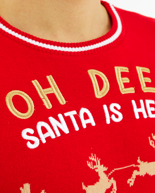 Oh Deer Christmas Sweater for Women