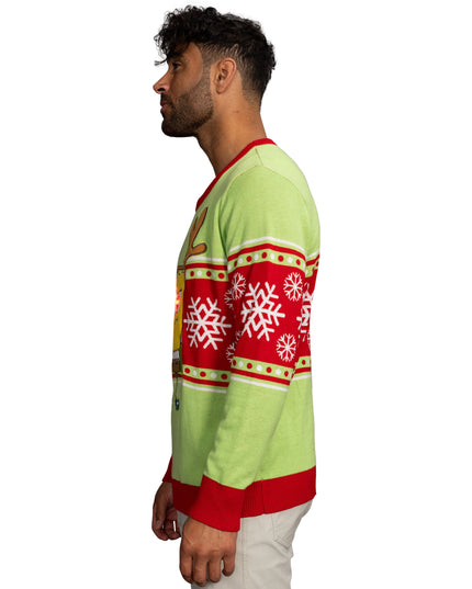 Spongebob LED Reindeer Nose Sweater