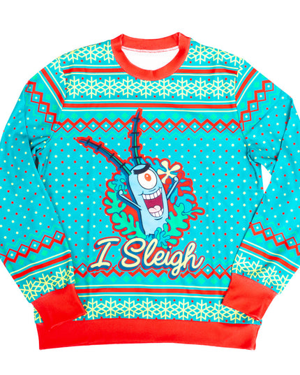 SpongeBob SquarePants Sleigh Ugly Christmas Sweater