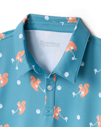 Boy's Squirrel! Golf Polo