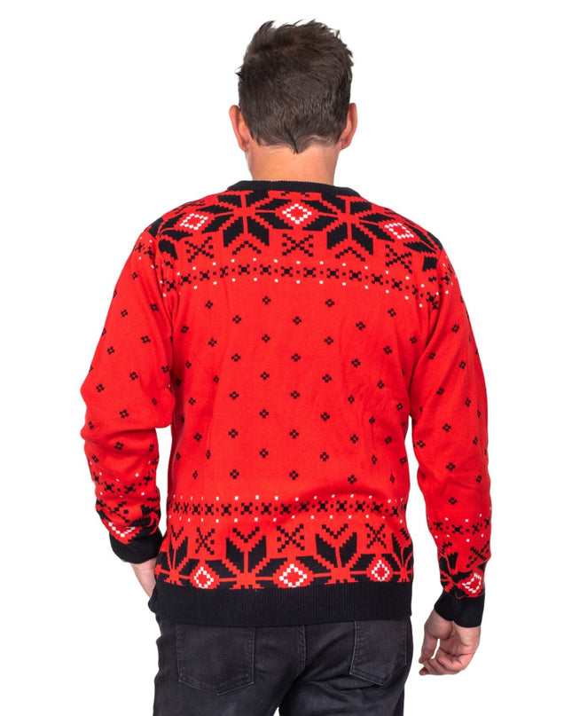 Sticky Bandits 1980s Funny Ugly Christmas Sweater