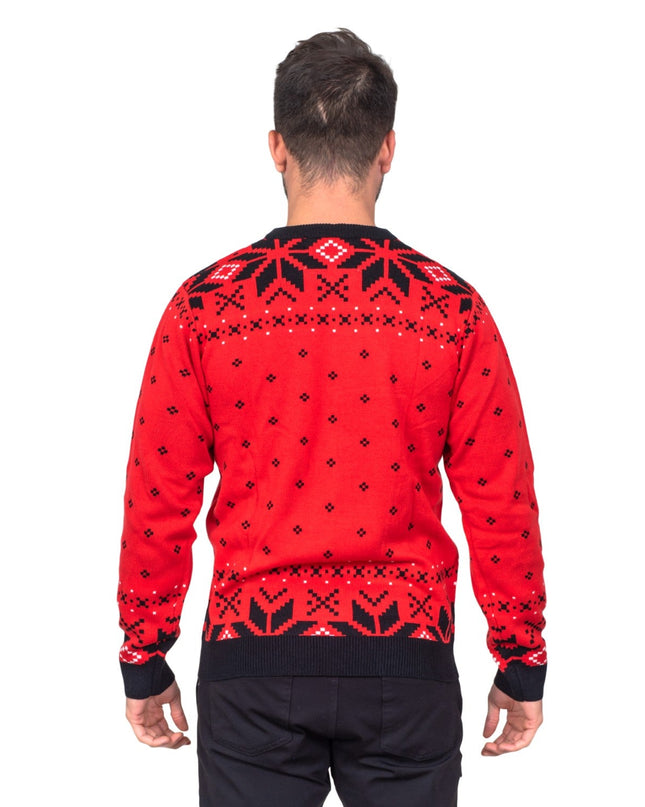 Sticky Bandits 1980s Funny Ugly Christmas Sweater