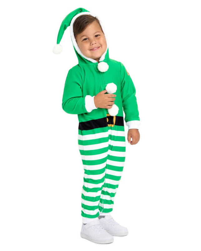 Toddler Boy's Elf Jumpsuit