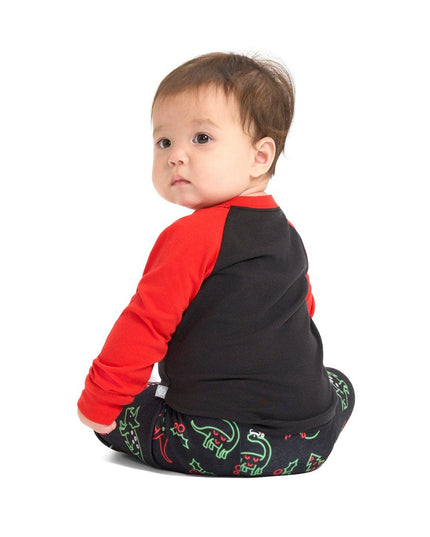 Baby Girl's Saint Nickosaurus Crew Neck Pajama Set