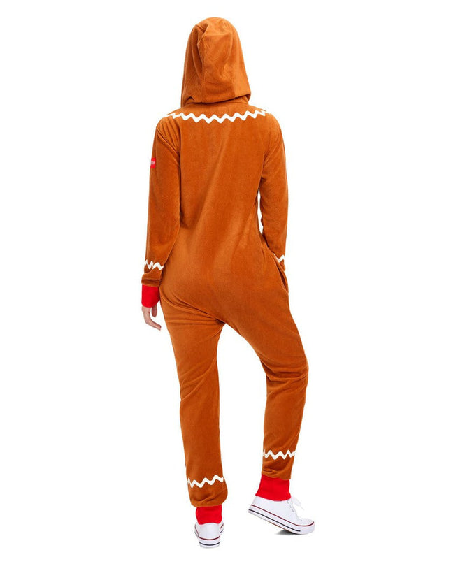 Women's Gingerbread Man Jumpsuit