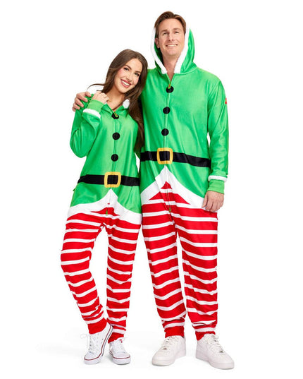 Matching Elf Couples Jumpsuits