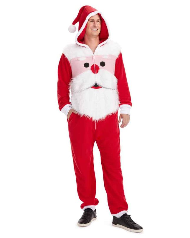 Men's Santa's Close Up Jumpsuit
