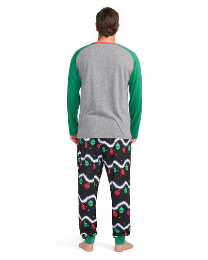 Men's Jingle Balls Crew Neck Pajama Set