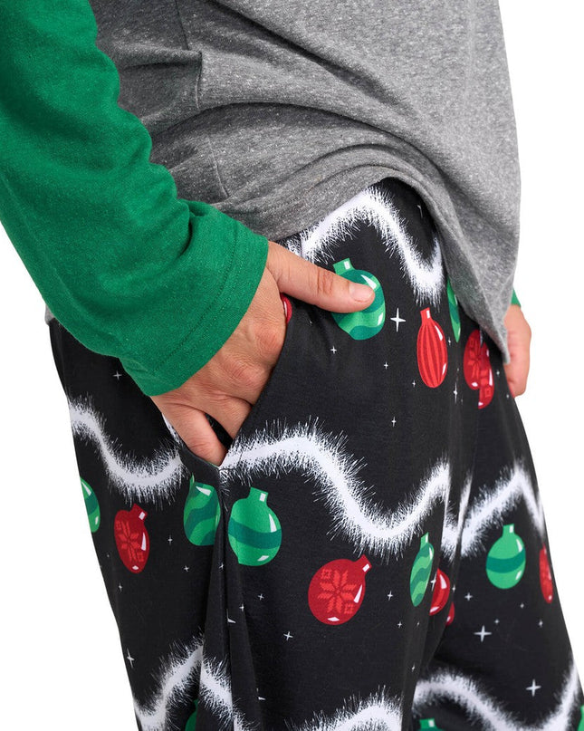 Men's Jingle Balls Crew Neck Pajama Set