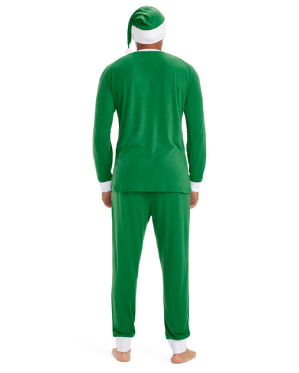 Men's Elf Crew Neck Pajama Set