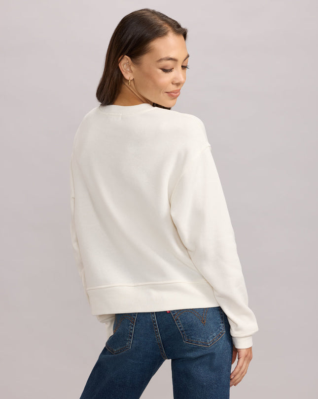 Women's Oh What Fun Patch Letter Sweatshirt