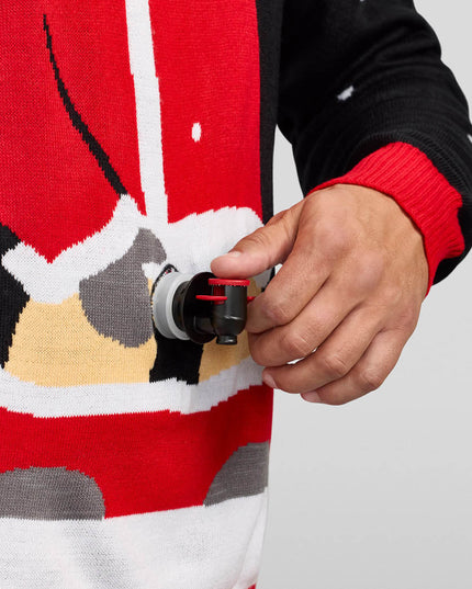Men's Jolly Juice Dispenser Ugly Christmas Sweater