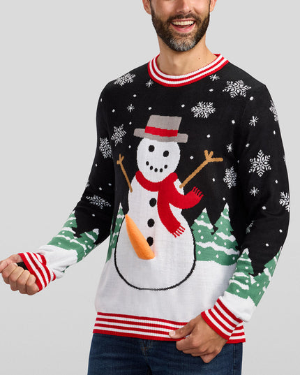 Men's Frisky Frosty Pump Ugly Christmas Sweater