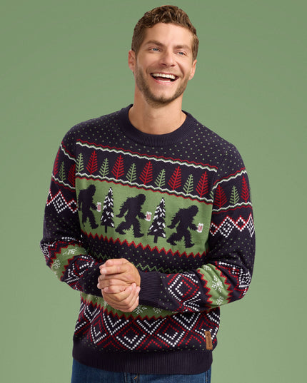 Men's Bigfoot Brew Ugly Christmas Sweater