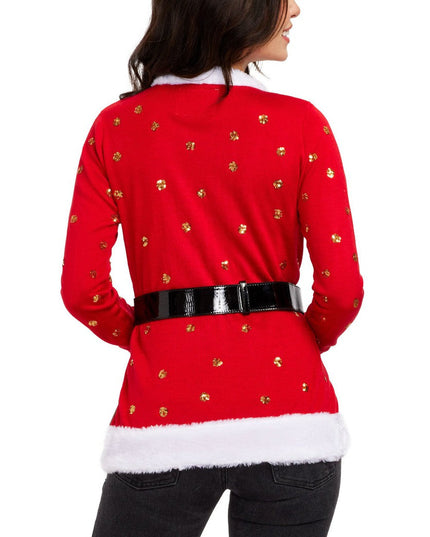 Women's Mrs. Claus Cardigan Sweater
