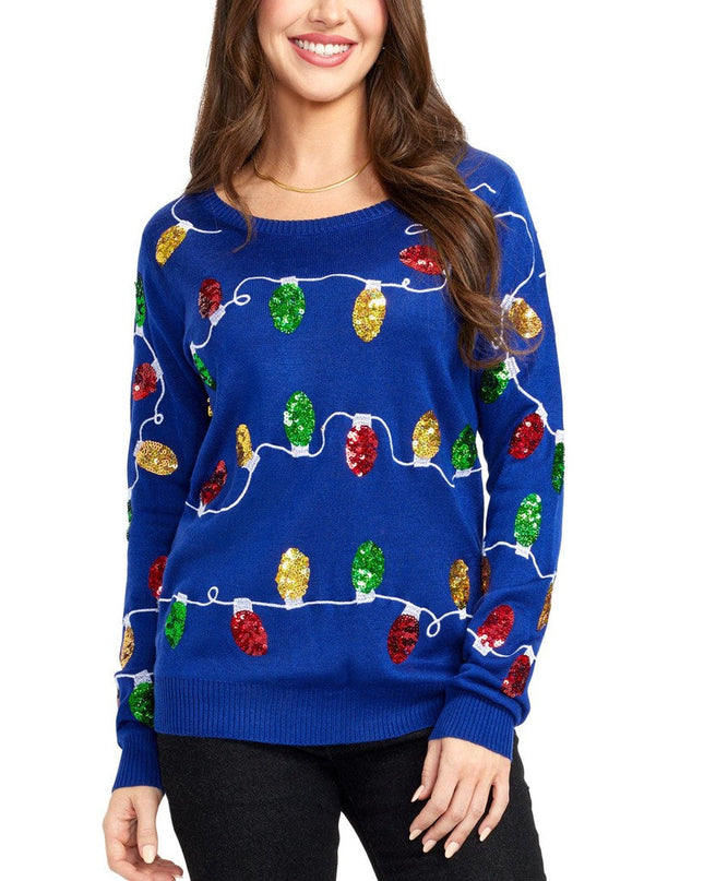Women's Christmas Lights Ugly Christmas Sweater