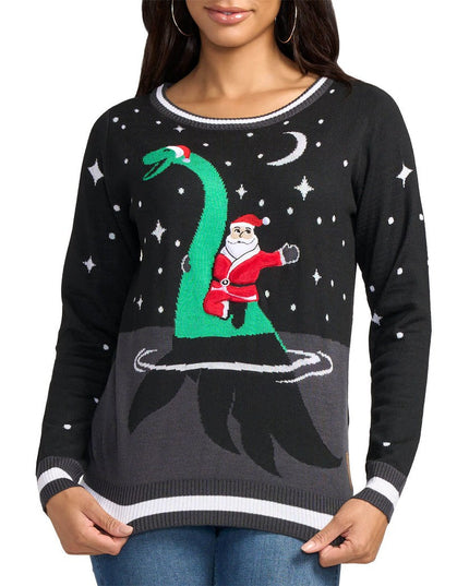Women's Nessie Ugly Christmas Sweater