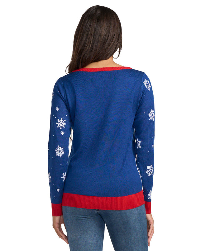 Women's Rollin' With My Snowmies Ugly Christmas Sweater